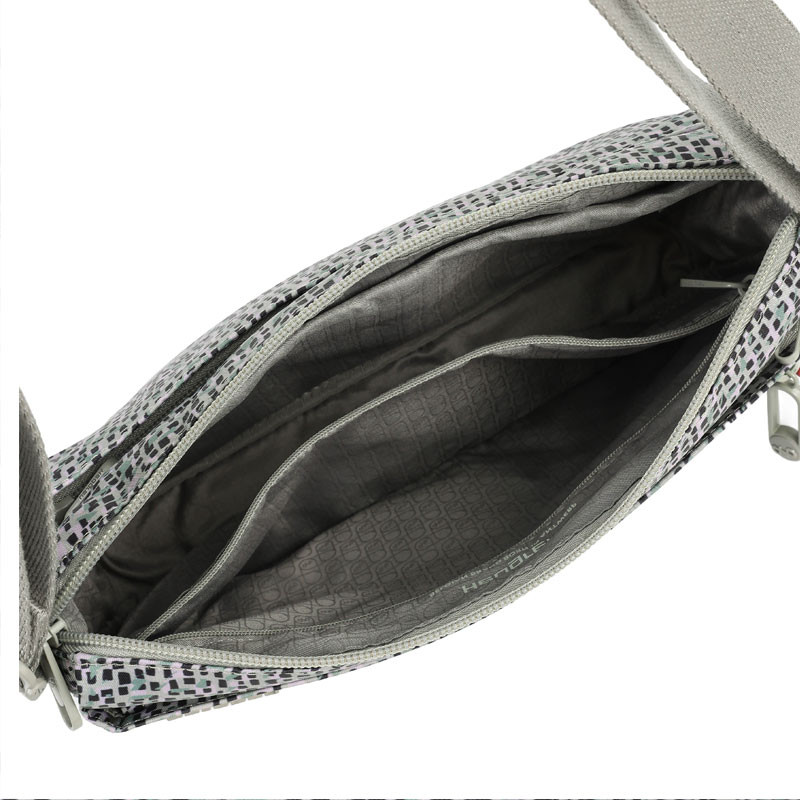 Hedgren sac bandoulière grand modèle EYE HIC176M imprimé vue du dessus et ouvert