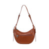Sac demi lune Edith 123-58 marron dos