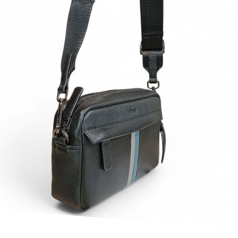 Sac homme horizontal Picard-Men 1230 noir photo de côté