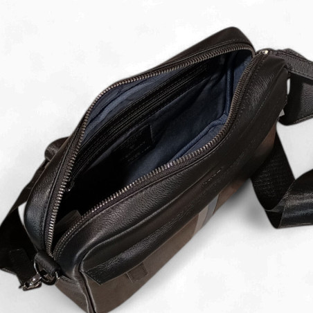 Sac homme horizontal Picard-Men 1230 noir photo ouvert