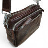Sac homme Picard buddy 5028 marron chocolat côté