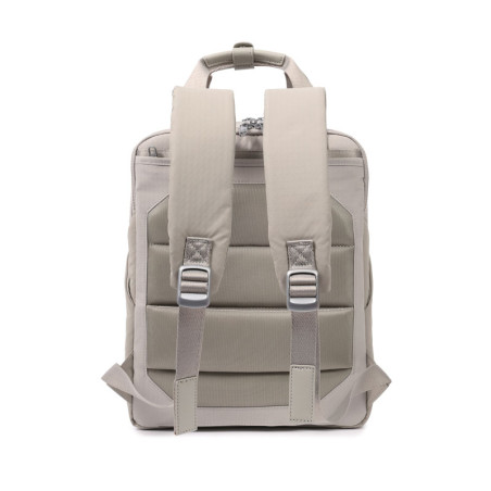 hedgren sac a dos rappu dos gris clair