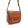 Sac dame en bandoulière The Bridge 042306 marron naturel photo face