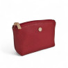 Pourchet Porte monnaie zippé rouge face