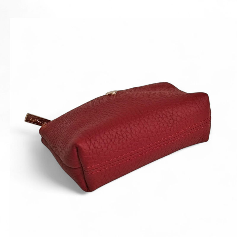 Pourchet Porte monnaie zippé rouge fond
