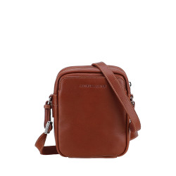 Arthur aston sac homme 2528-05 cognac face