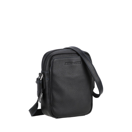 Arthur aston sac homme 2528-05 noir coté