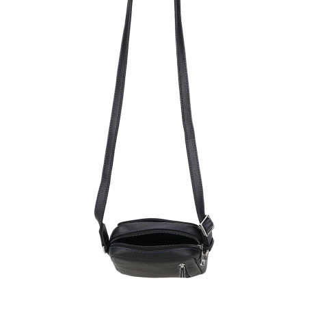 Arthur aston sac homme 2528-05 noir ouvert