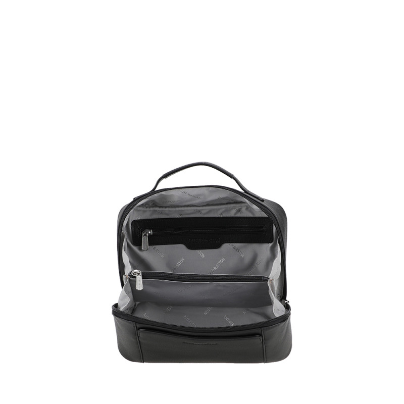 Petit vanity de voyage Arthur et Aston ligne ANGE 2528-17 noir photo ouvert