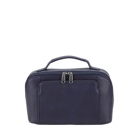 Petit vanity de voyage Arthur et Aston ligne ANGE 2528-17 bleu photo de face