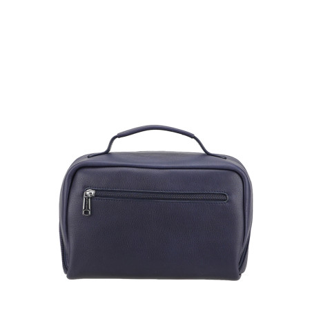 Petit vanity de voyage Arthur et Aston ligne ANGE 2528-17 bleu photo de dos