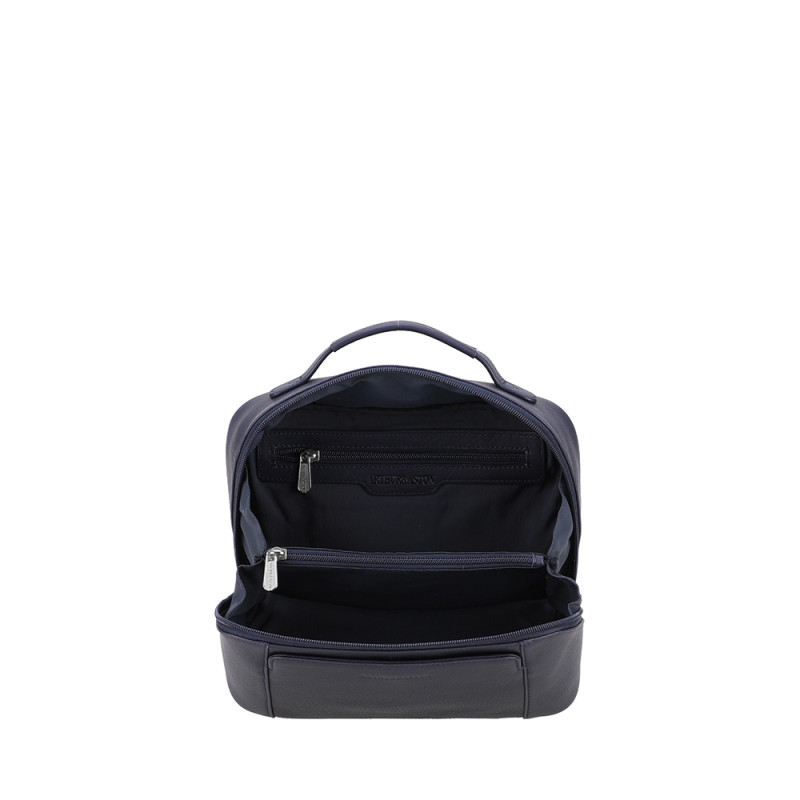 Petit vanity de voyage Arthur et Aston ligne ANGE 2528-17 bleu photo ouvert