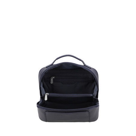 Petit vanity de voyage Arthur et Aston ligne ANGE 2528-17 bleu photo ouvert