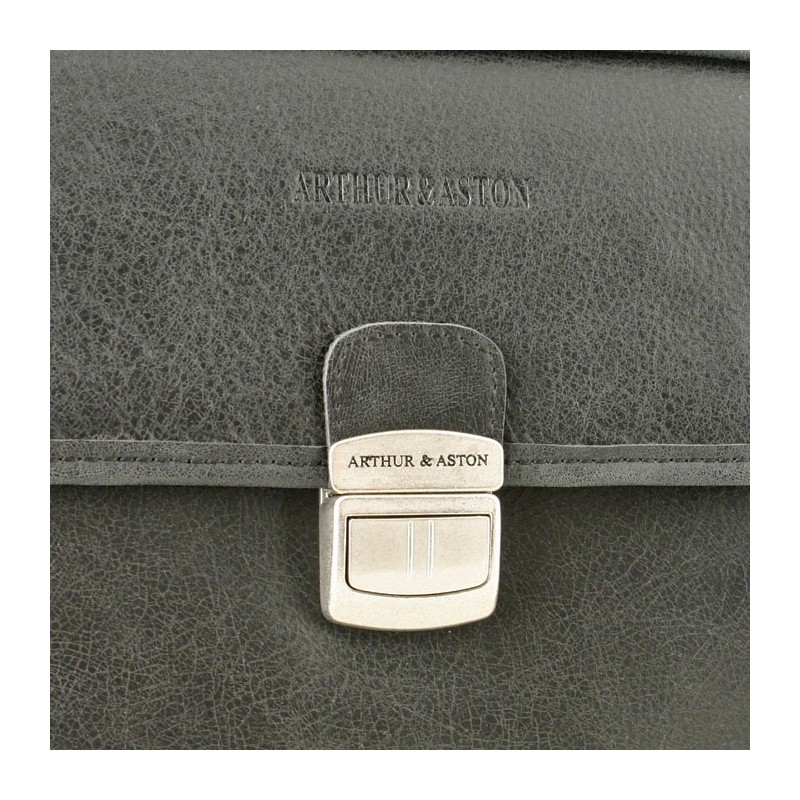 Cartable PC 13" en cuir 