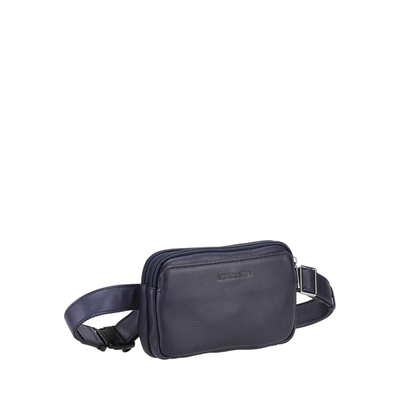 sac ceinture Arthur aston 2528-579 ANGE bleu face