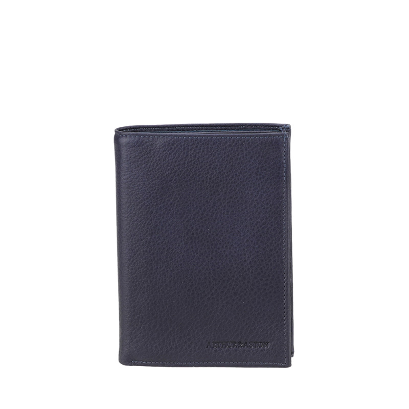 Arthur aston portefeuille ANGE 805 marine face