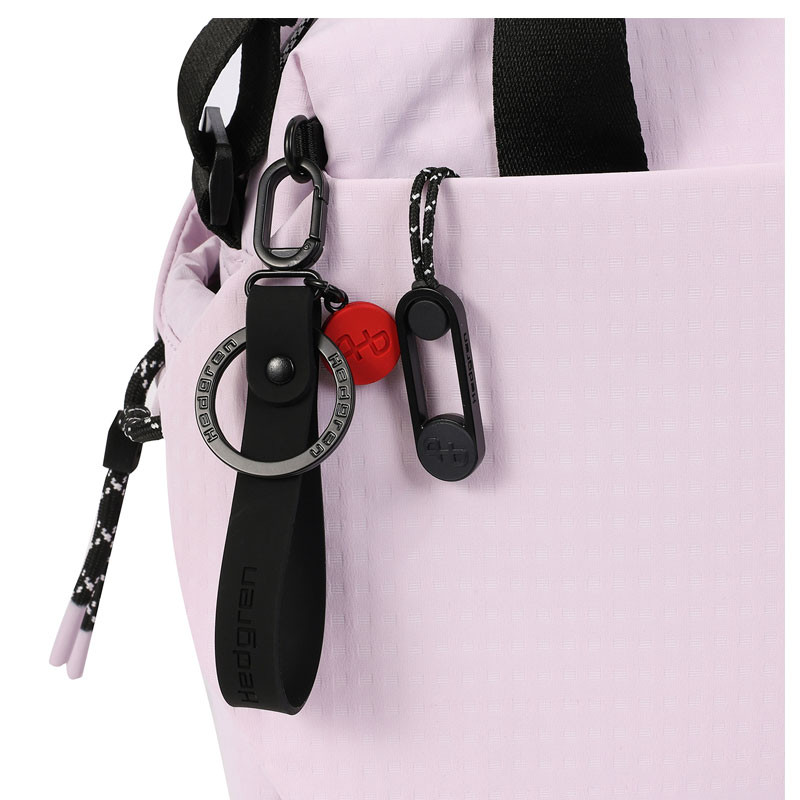 Sac dame Hedgren porté main String02 orchidée detail