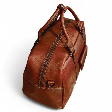 Gérard Henon Sac de voyage cabine marron dessus