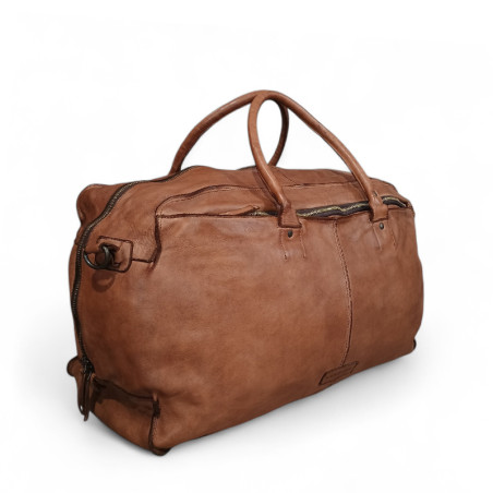 HAROLDS Sac de voyage cuir marron coté