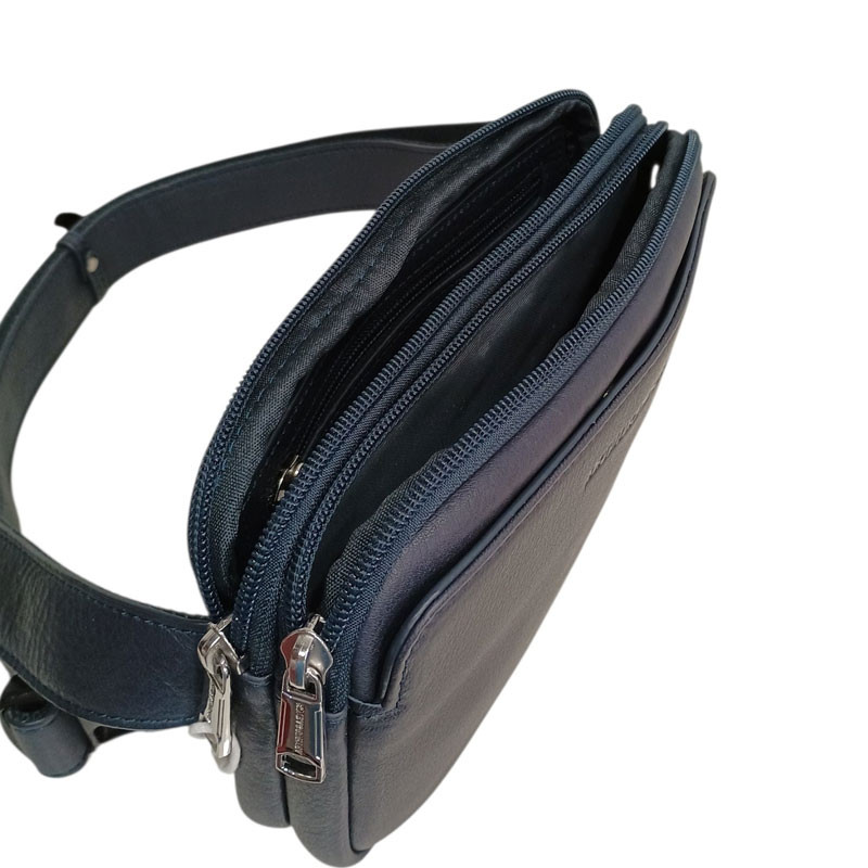 sac ceinture Arthur aston 2528-579 ANGE bleu ouvert