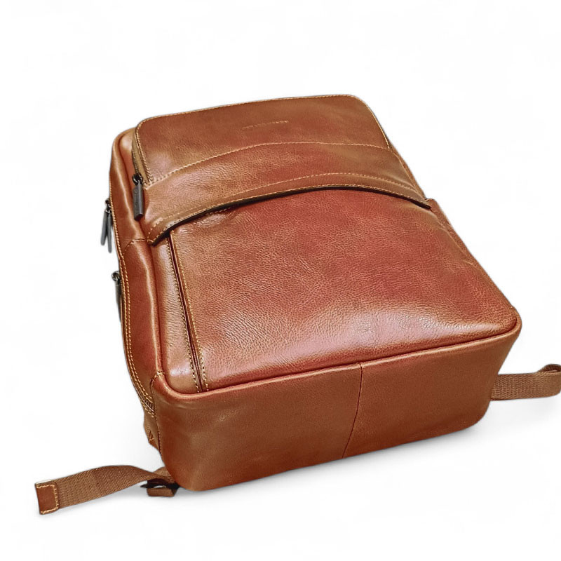 HENON sac a dos 5366 cognac fond