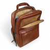 HENON sac a dos 5366 cognac ouvert