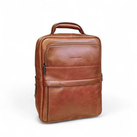 HENON sac a dos 5366 cognac face3