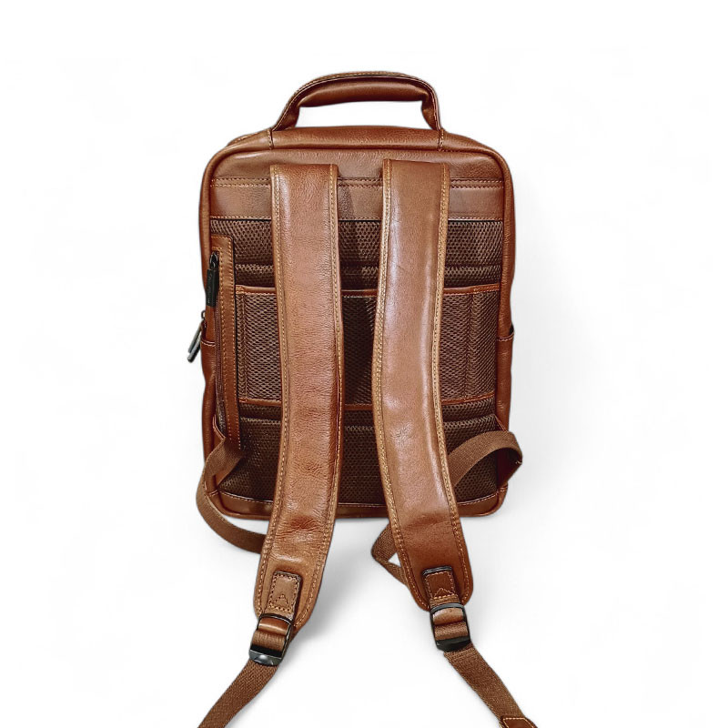 HENON sac a dos 5366 cognac dos renforcé