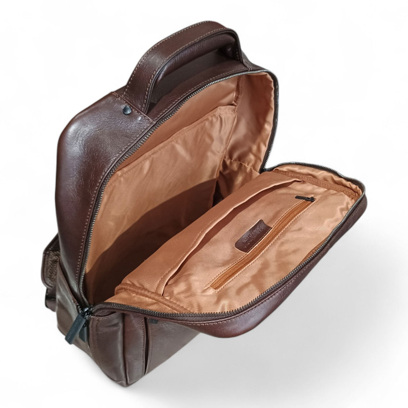 HENON sac a dos 5366 chocolat ouvert
