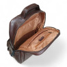 HENON sac a dos 5366 chocolat ouvert