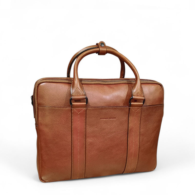 Henon Porte Documents et PC 5380 cognac face