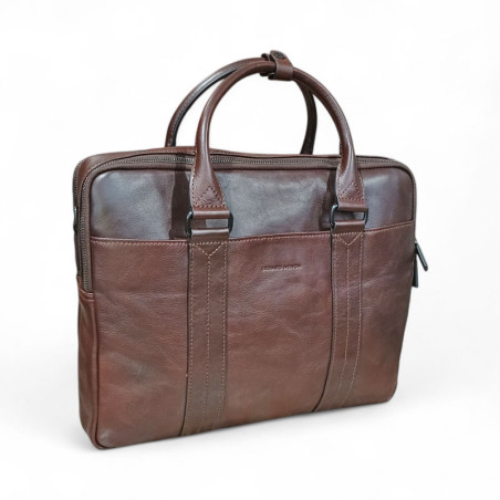 Henon Porte Documents et PC 5380 marron foncé face