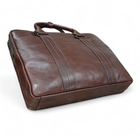 Henon Porte Documents et PC 5380 marron foncé dessous