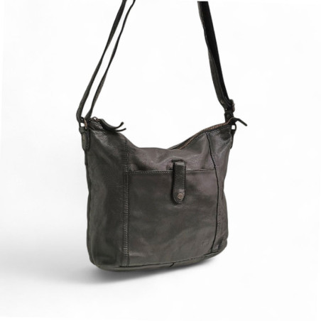 Bear design sac besace noir face
