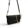 Pourchet pochette aménagée cuir grainé 78130 noir face