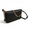 Pourchet pochette aménagée cuir grainé 78130 noir dos