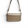 Pourchet pochette aménagée cuir grainé 78130 doré dos