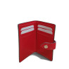 pourchet etui cartes WAVES rouge ouvert