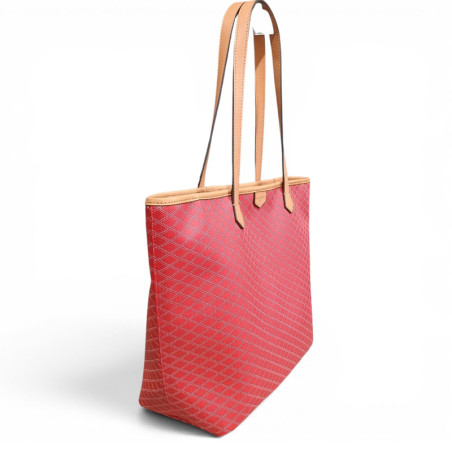 POURCHET Grand Sac épaule WAVES rouge coté