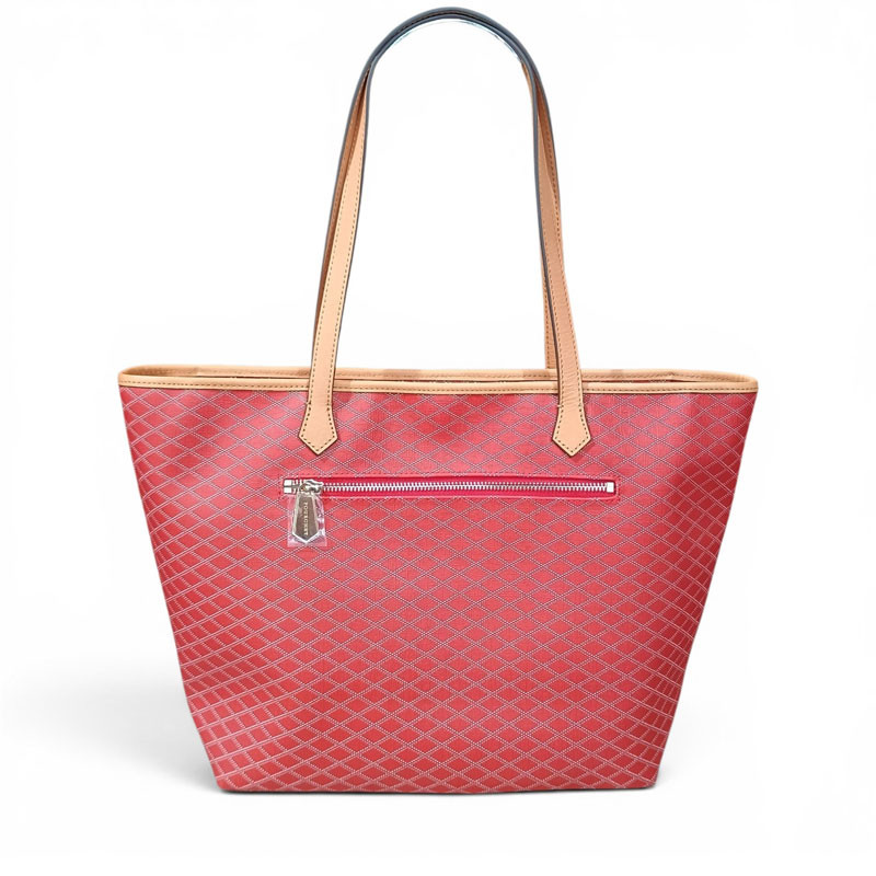 POURCHET Grand Sac épaule WAVES rouge dos