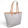 POURCHET Grand Sac épaule WAVES beige face