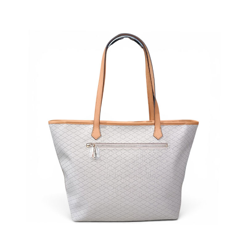 POURCHET Grand Sac épaule WAVES beige dos