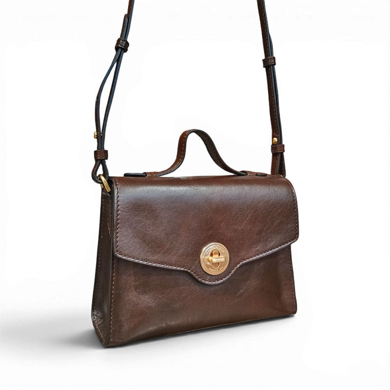 THE BRIDGE Sac rétro 045206 marron chocolat face