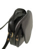 Sac dame KATANA cuir trotteur éclair 32561 noir ouvert