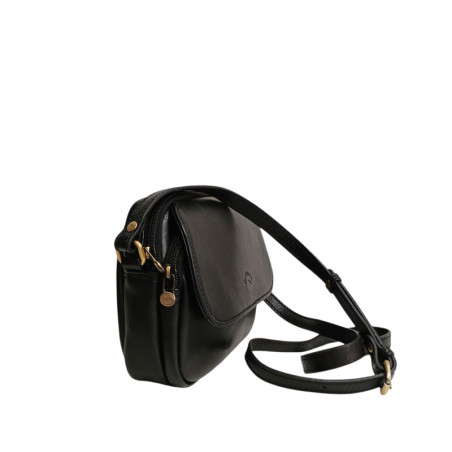 Sac dame KATANA cuir trotteur éclair 32561 noir coté3