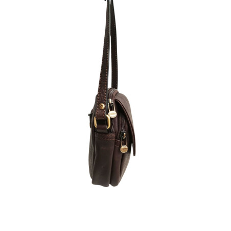 Sac dame KATANA cuir trotteur éclair 32561 choco coté