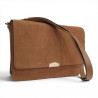 Sac pourchet format  A4 25147 gold bandouliere