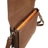Sac pourchet format  A4 25147 gold ouvert
