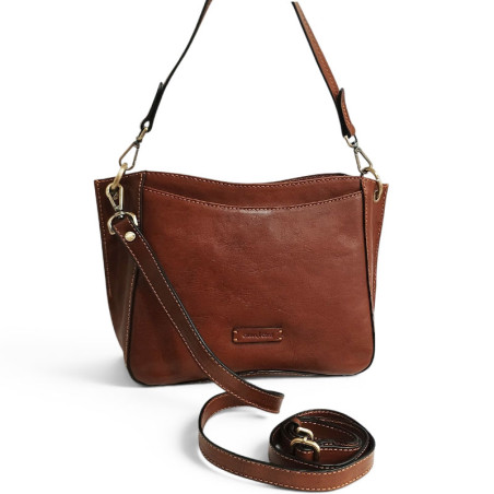 Sac dame G CONTI 914615 cognac face