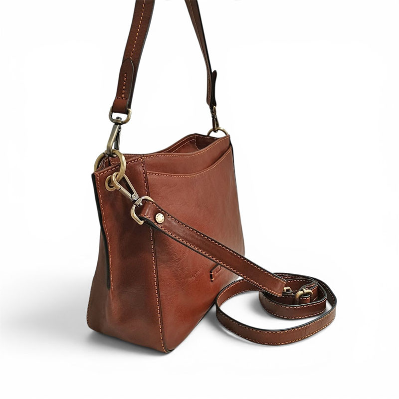 Sac dame G CONTI 914615 cognac coté